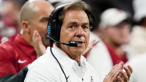 Alabama head coach Nick Saban